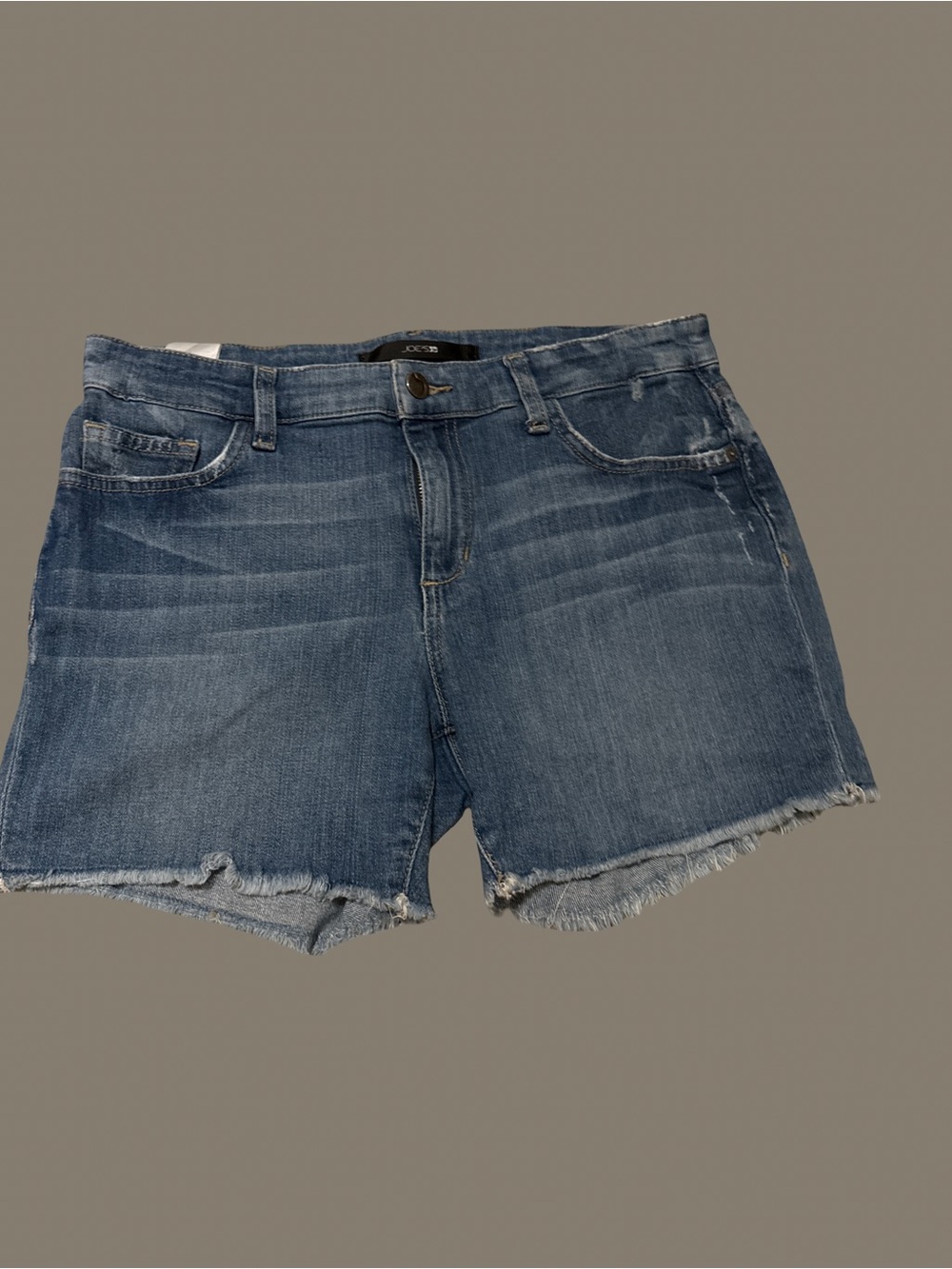 Joe's Jeans The Kinsley Mid-Rise Distressed Cut-Off Denim Shorts - Size 28